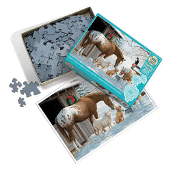 Winter Barnyard 350 Piece Family Jigsaw Puzzle Cobble Hill (ONLINE ORDER ONLY)