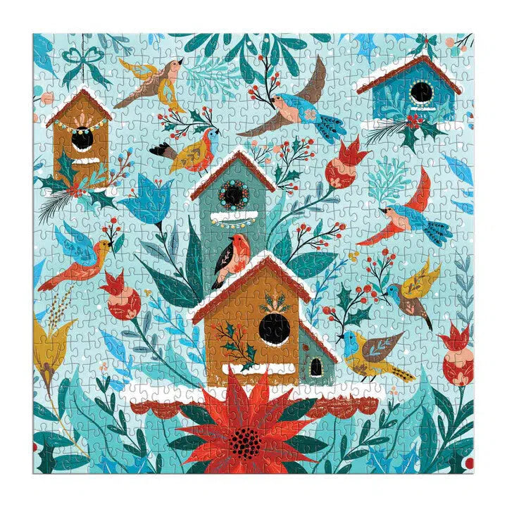 Winter Perch 500 Piece Jigsaw Puzzle Galison (ONLINE ORDER ONLY)