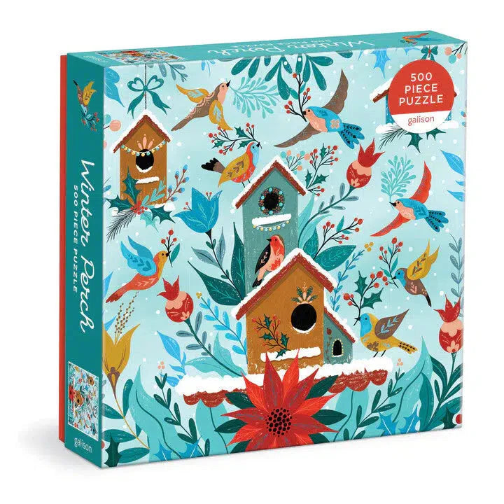 Winter Perch 500 Piece Jigsaw Puzzle Galison (ONLINE ORDER ONLY)