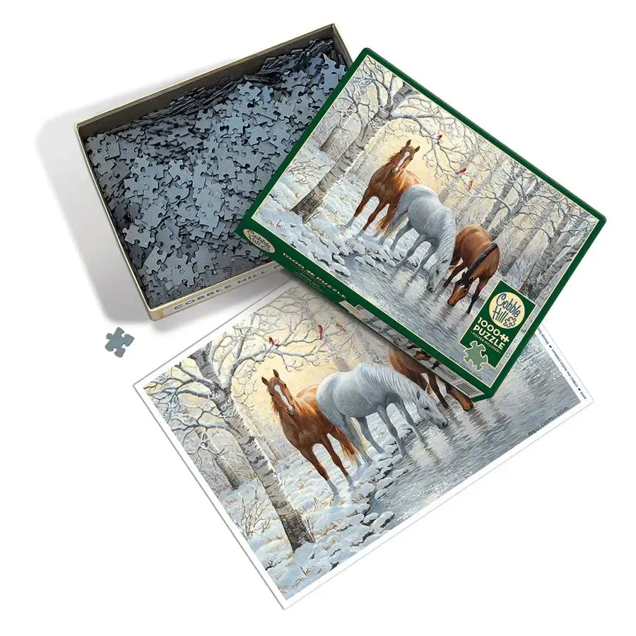 Winter Trio 1000 Piece Jigsaw Puzzle Cobble Hill (ONLINE ORDER ONLY)
