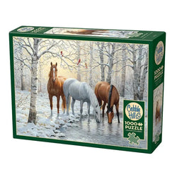 Winter Trio 1000 Piece Jigsaw Puzzle Cobble Hill (ONLINE ORDER ONLY)
