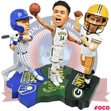 Wisconsin MVPs Triple Bobblehead Set (ONLINE ORDER ONLY)