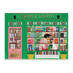 Wisdom & Whimsy Bookshop 1000 Piece Jigsaw Puzzle Galison