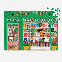Wisdom & Whimsy Bookshop 1000 Piece Jigsaw Puzzle Galison