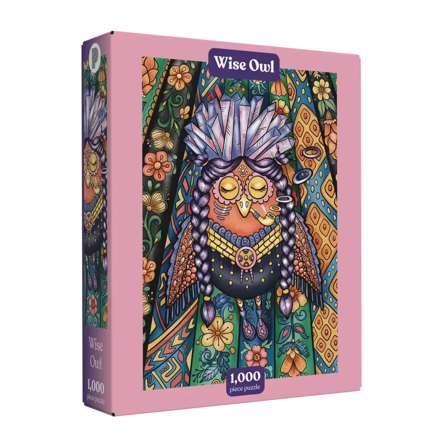 Wise Owl 1000 Piece Jigsaw Puzzle Puzzledly (ONLINE ORDER ONLY)