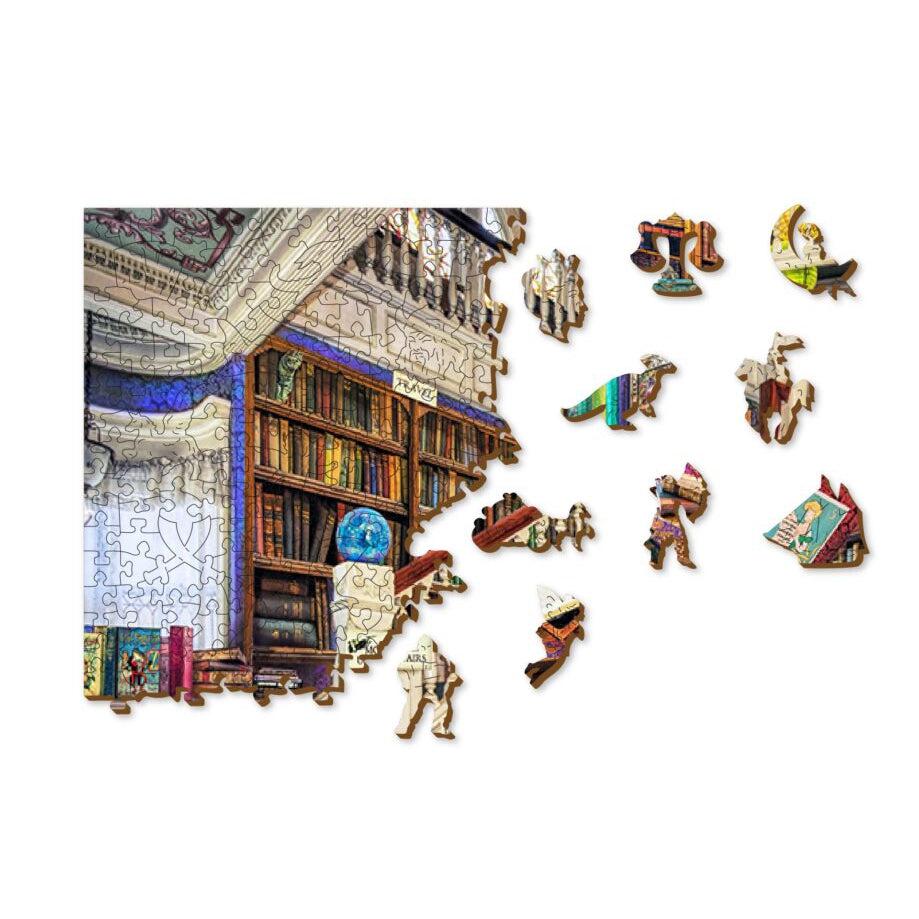 Wish Upon a Bookshop 1010 Piece Wood Jigsaw Puzzle Wooden City (ONLINE ORDER ONLY)