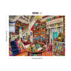 Wish Upon a Bookshop 1010 Piece Wood Jigsaw Puzzle Wooden City (ONLINE ORDER ONLY)