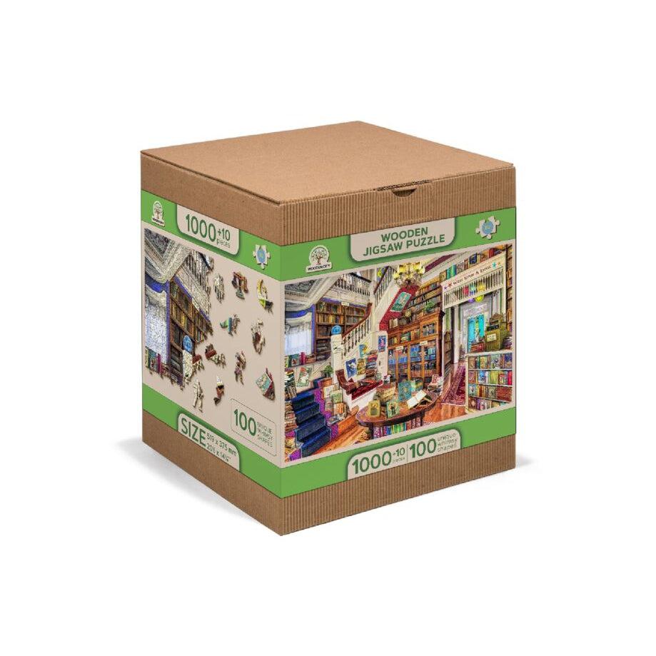 Wish Upon a Bookshop 1010 Piece Wood Jigsaw Puzzle Wooden City (ONLINE ORDER ONLY)