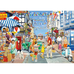 Wish You Were Here Set of 4 500 Piece Jigsaw Puzzles Gibsons (ONLINE ORDER ONLY)
