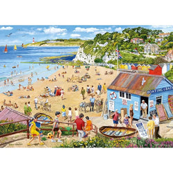 Wish You Were Here Set of 4 500 Piece Jigsaw Puzzles Gibsons (ONLINE ORDER ONLY)
