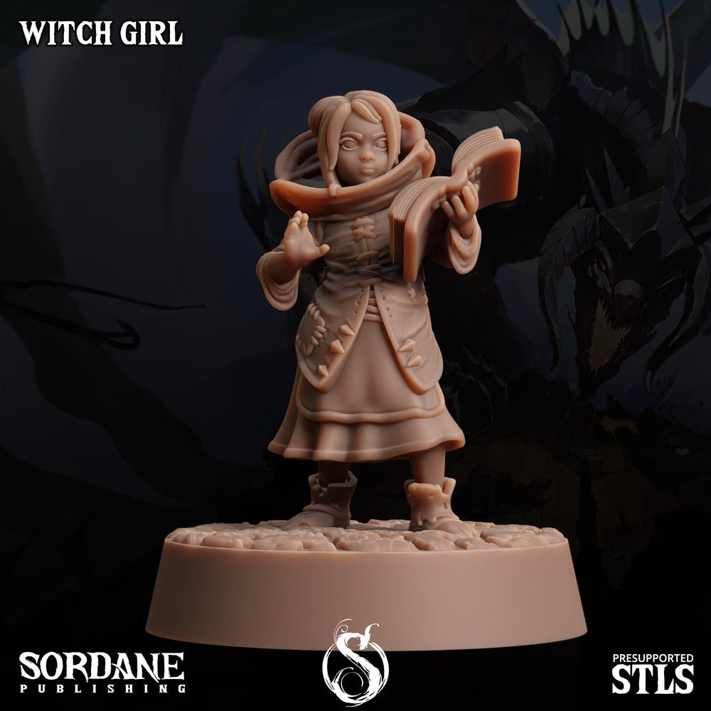 3D Printed Sordane Publishing Halloween Kids 28 32mm D&D (Online Only)