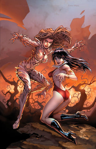 VAMPIRELLA X WITCHBLADE SPECIAL #1 RANDY GREEN NYCC EXCLUSIVE VIRGIN VAR (10/28/2026) (ONLINE ORDER ONLY)