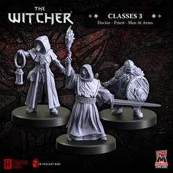 The Witcher RPG: Classes 3: Doctor, Priest, Man-at-Arms (ONLINE ORDER ONLY)