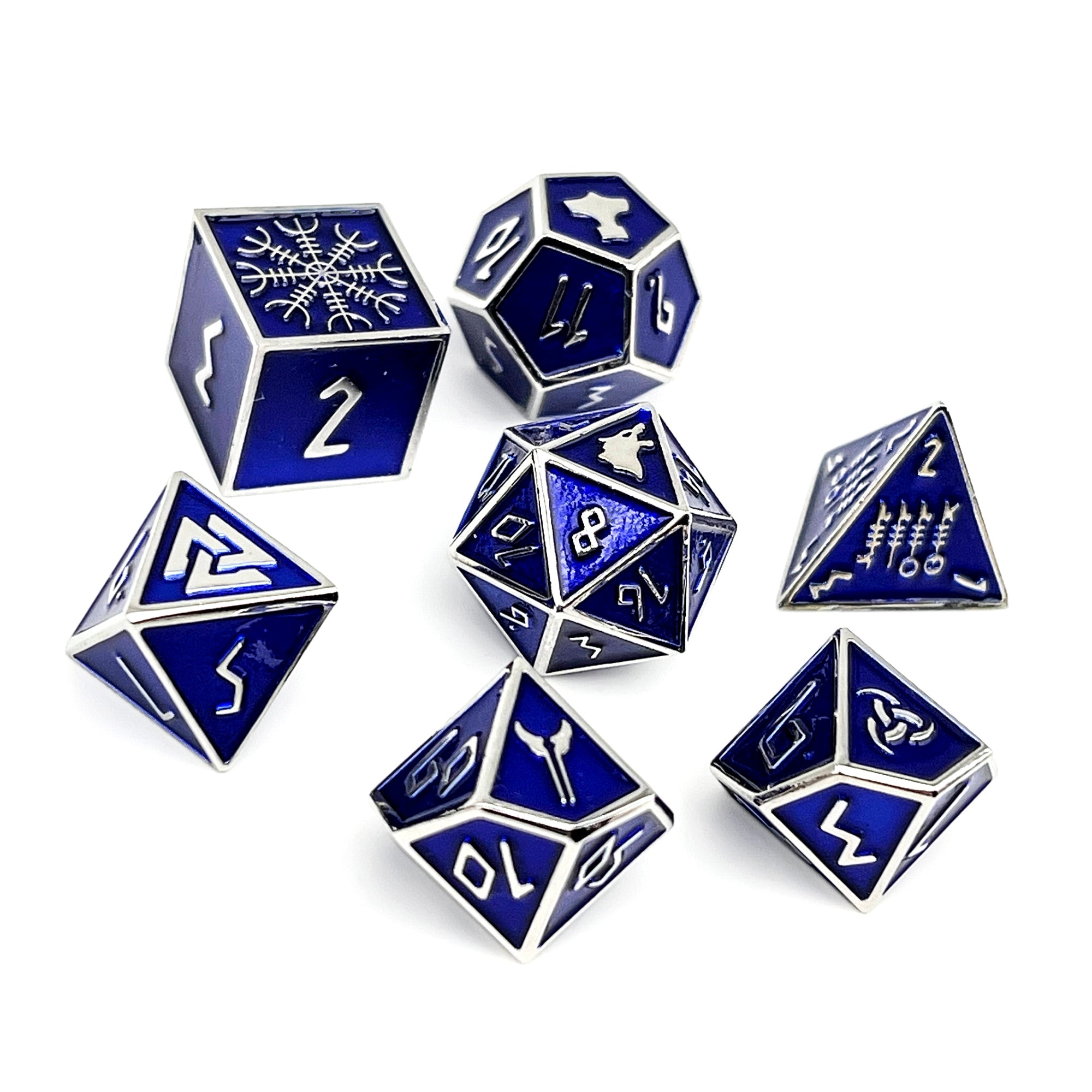 Witches Fire - Norse Themed Metal Dice Set (Online Only)