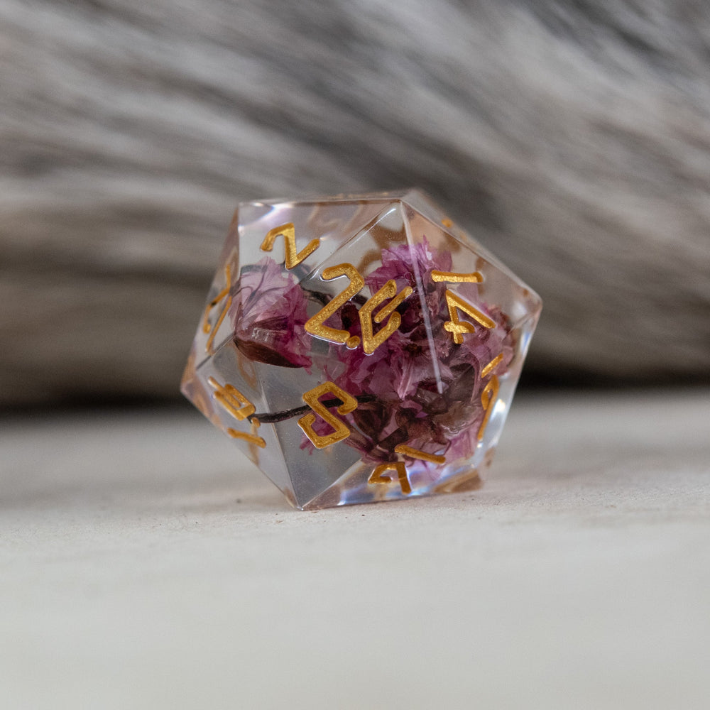 PRE-ORDER || Wither and Bloom Sharp-Edged Resin Dice Set