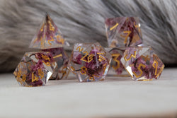 PRE-ORDER || Wither and Bloom Sharp-Edged Resin Dice Set