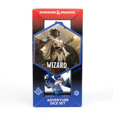 D&D Adventure Dice Set - Wizard Edition | Blue 16pc Collection (ONLINE ORDER ONLY)