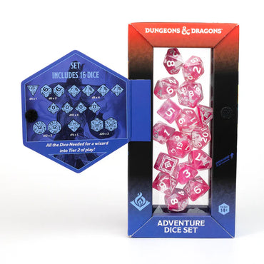 D&D Adventure Dice: Wizard (Fuchsia) (ONLINE ORDER ONLY)