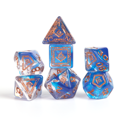 D&D Adventure Dice Set - Wizard Edition | Blue 16pc Collection (ONLINE ORDER ONLY)