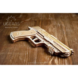 Wolf-01 Handgun 3D Wood Model Kit UGEARS (ONLINE ORDER ONLY)
