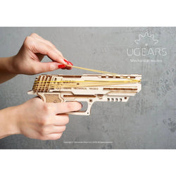 Wolf-01 Handgun 3D Wood Model Kit UGEARS (ONLINE ORDER ONLY)
