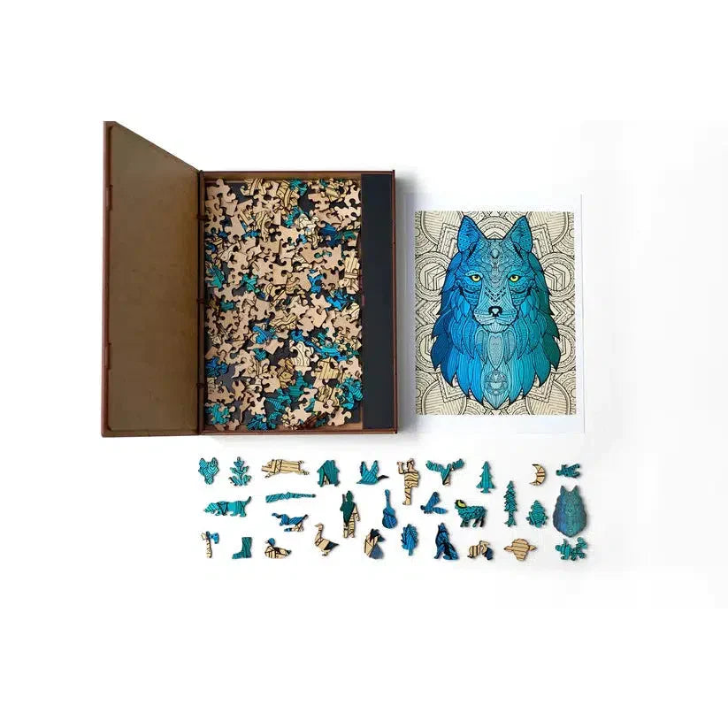Wolf 250 Piece Wooden Jigsaw Puzzle Geek Toys (ONLINE ORDER ONLY)
