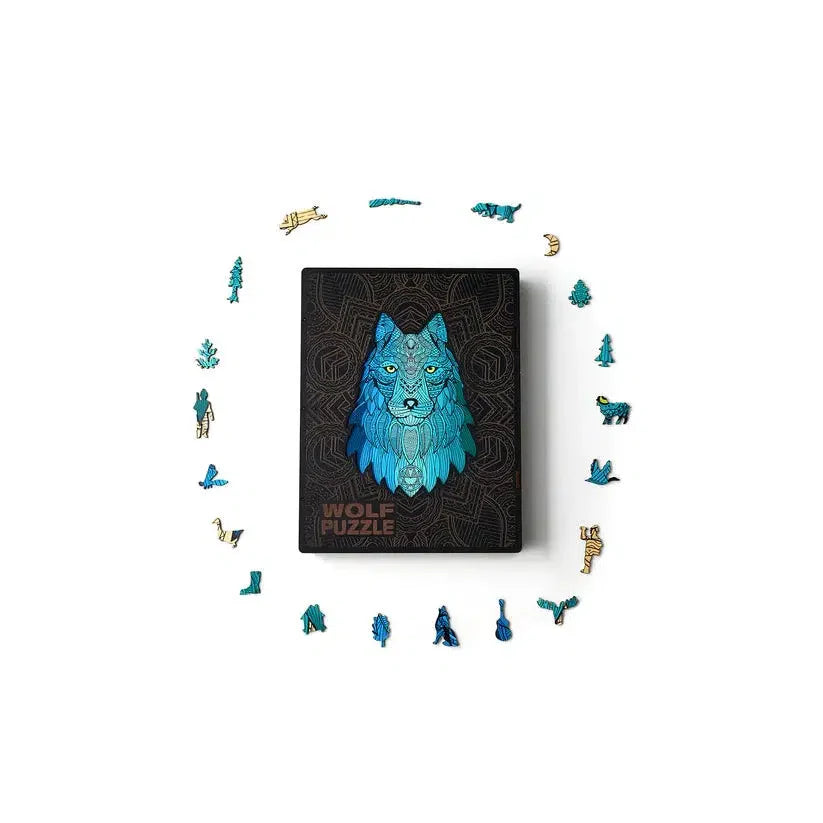Wolf 250 Piece Wooden Jigsaw Puzzle Geek Toys (ONLINE ORDER ONLY)