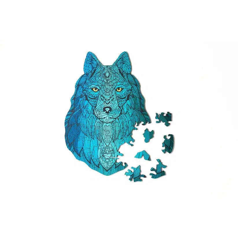 Wolf 70 Piece Wooden Jigsaw Puzzle Geek Toys (ONLINE ORDER ONLY)