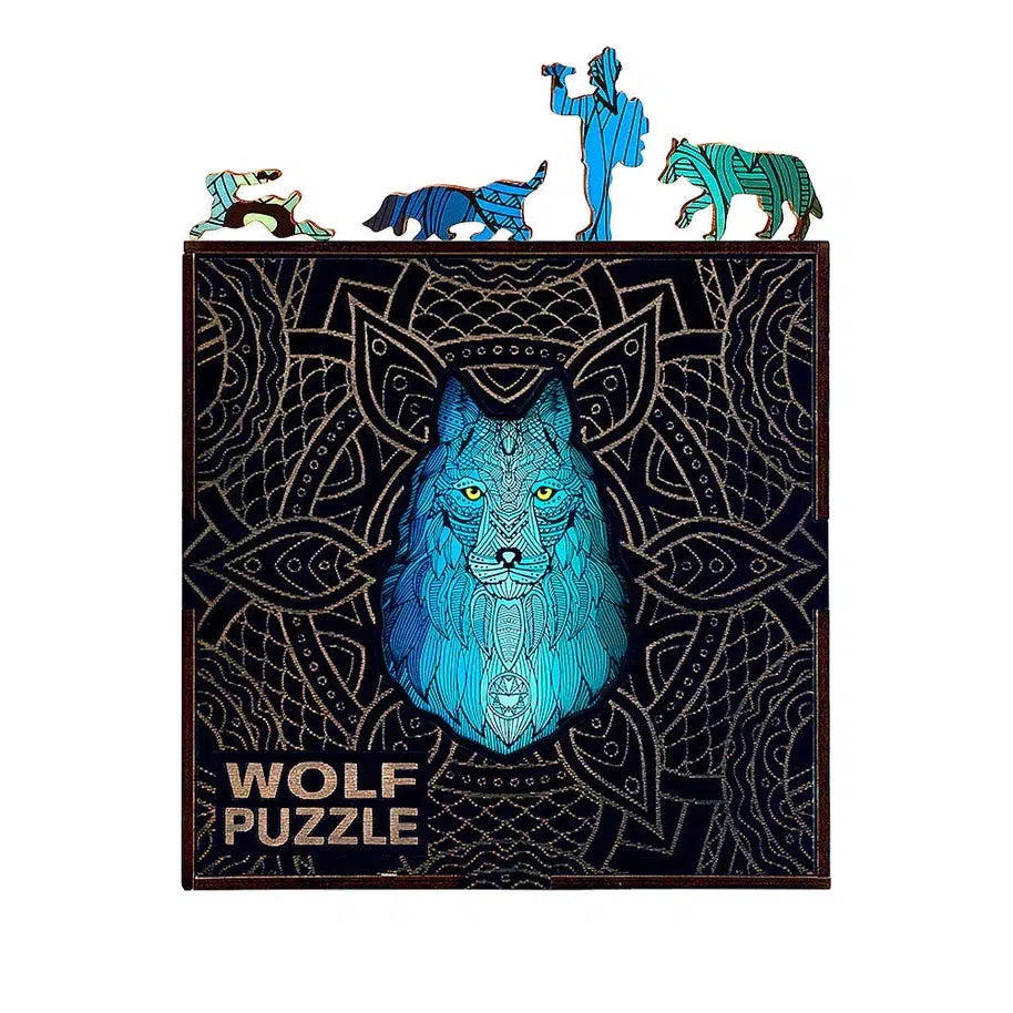 Wolf 70 Piece Wooden Jigsaw Puzzle Geek Toys (ONLINE ORDER ONLY)