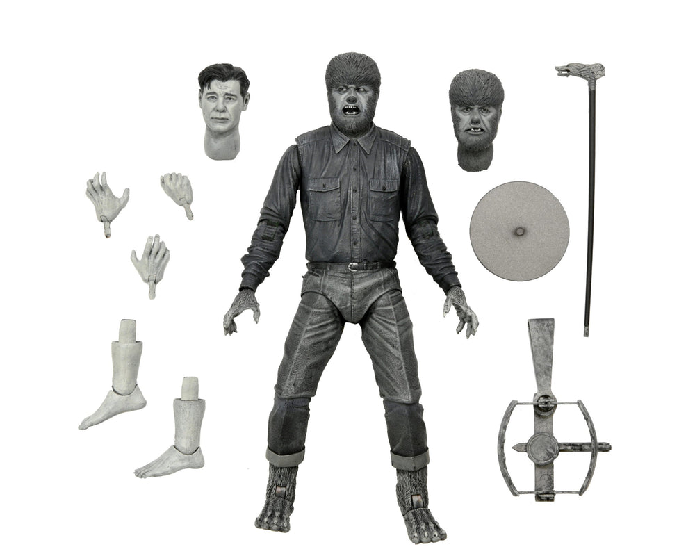 NECA Universal Monsters: Ultimate Wolf Man (Black & White) (ONLINE ORDER ONLY)