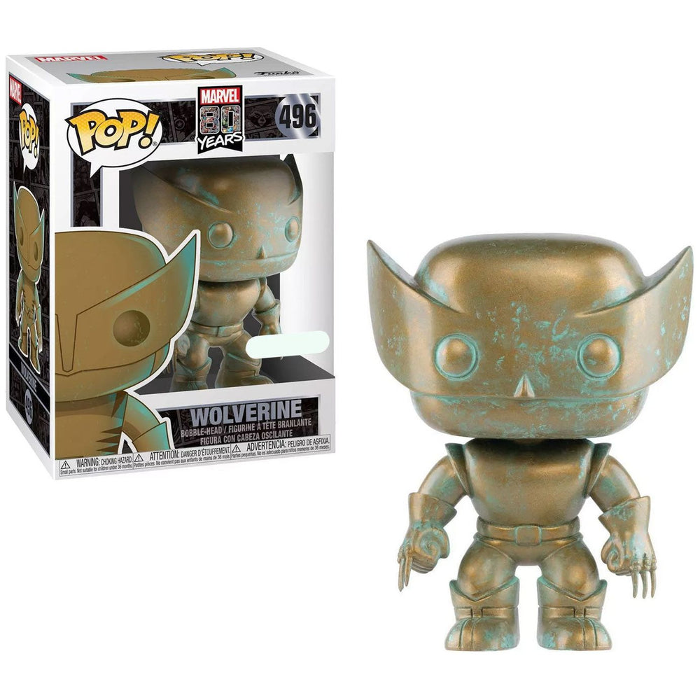 Wolverine (Patina) Exclusive Pop! Vinyl Figure #496 (Online Order Only)