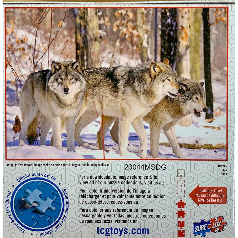 Wolves Wildlife 500 Piece Jigsaw Puzzle Sure Lox (ONLINE ORDER ONLY)