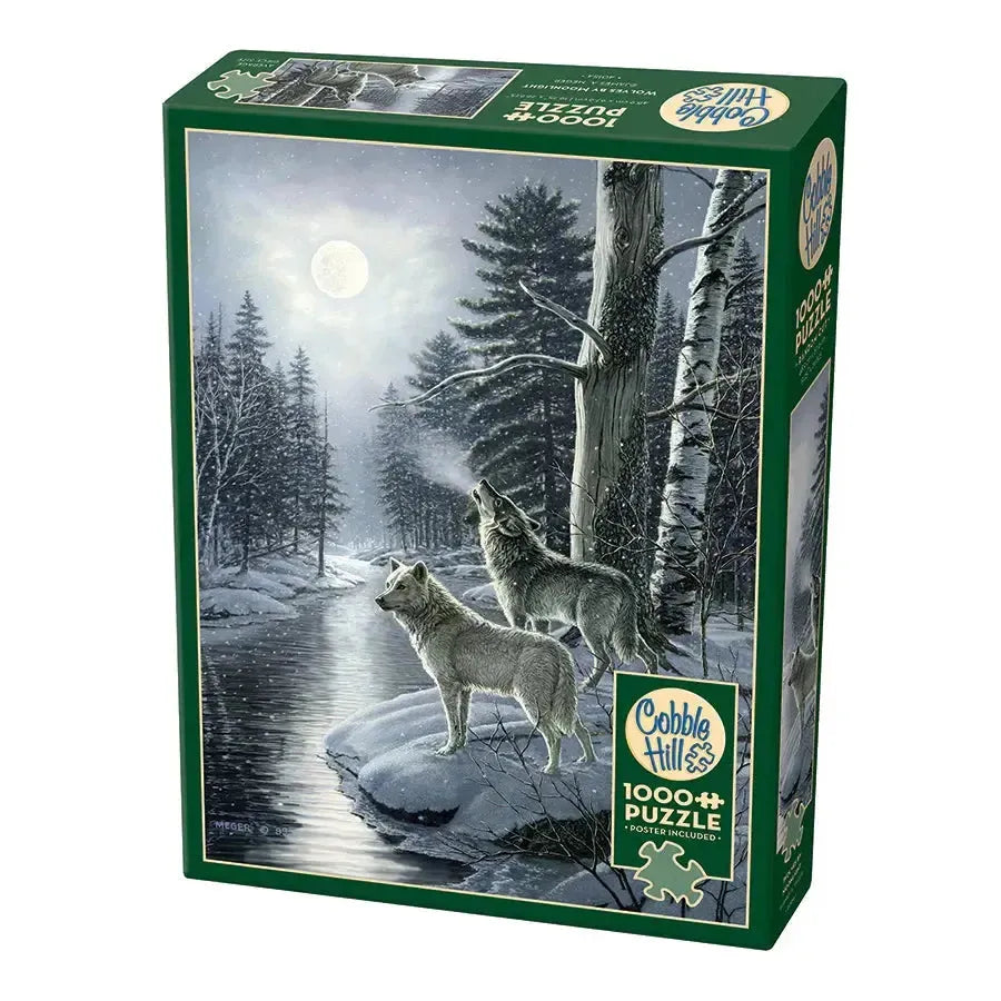 Wolves by Moonlight 1000 Piece Jigsaw Puzzle Cobble Hill (ONLINE ORDER ONLY)