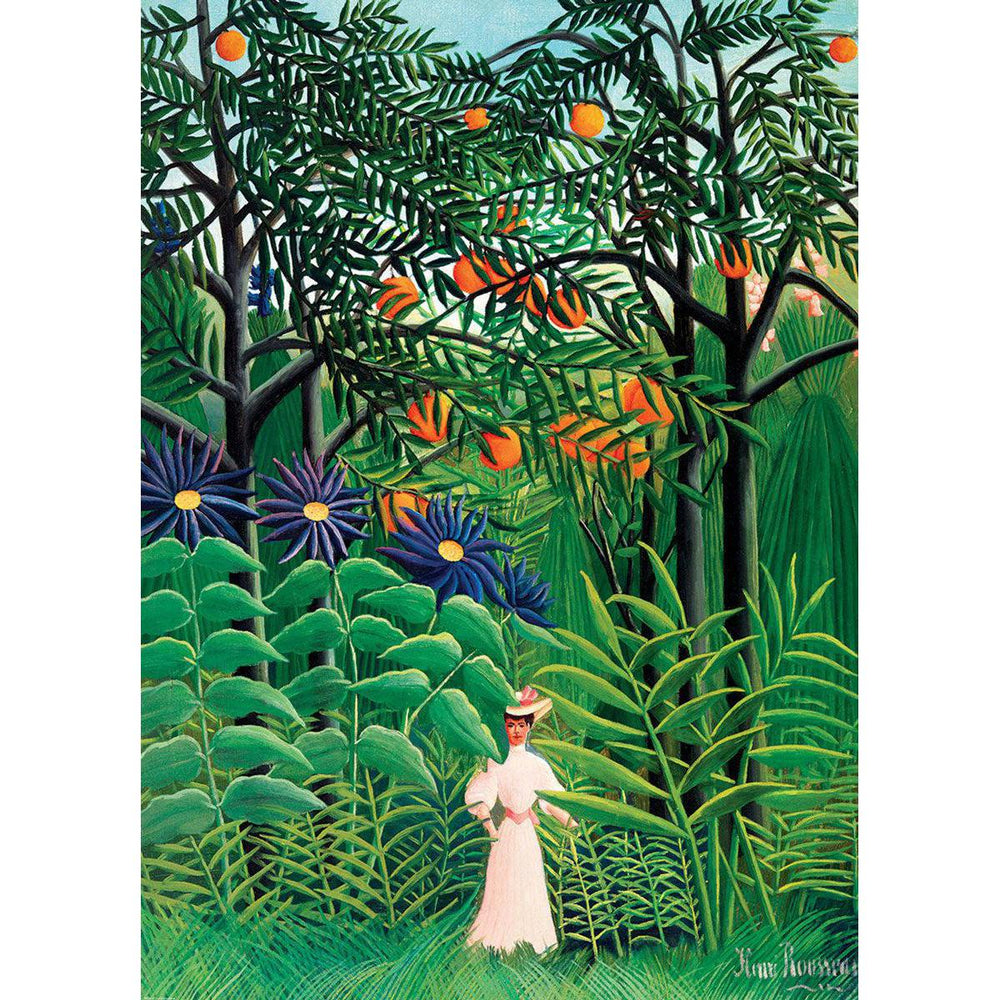 Woman Walking in an Exotic Forest 1000 Piece Jigsaw Puzzle Eurographics (ONLINE ORDER ONLY)