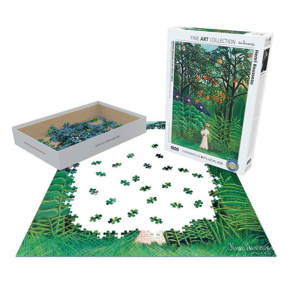 Woman Walking in an Exotic Forest 1000 Piece Jigsaw Puzzle Eurographics (ONLINE ORDER ONLY)