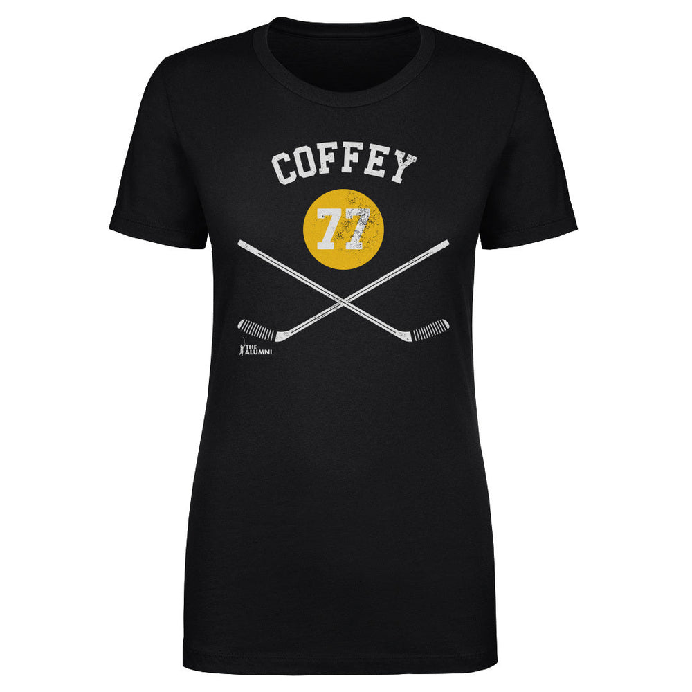 Paul Coffey Pittsburgh 77 Sticks WHT