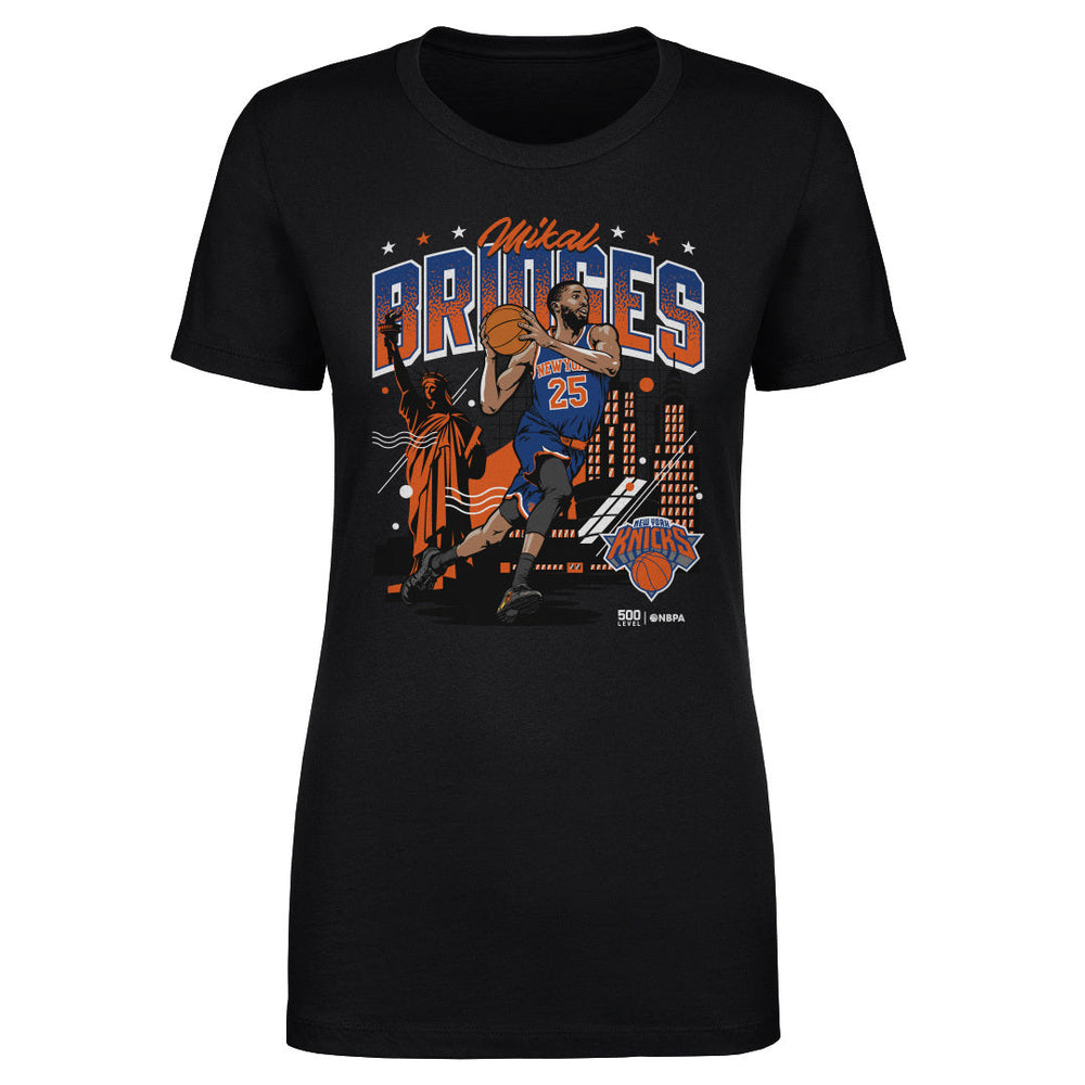 Mikal Bridges New York Knicks Skyline WHT (ONLINE ORDER ONLY)
