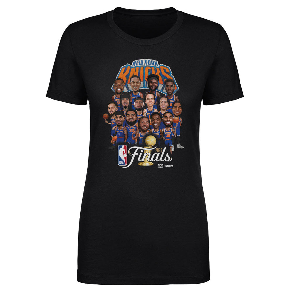New York Knicks NBA Finals 2026 Caricature WHT (ONLINE ORDER ONLY)