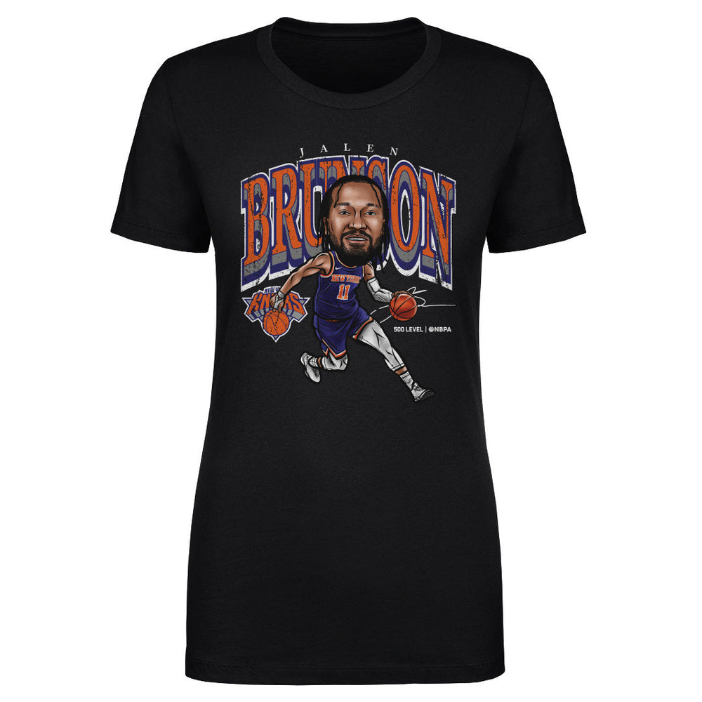Jalen Brunson New York Knicks Cartoon WHT (ONLINE ORDER ONLY)