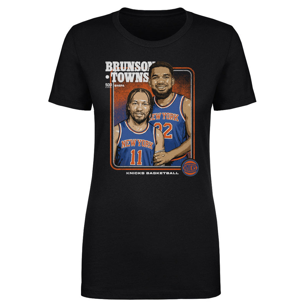 Jalen Brunson & Karl-Anthony Towns New York Knicks Step Brothers WHT (ONLINE ORDER ONLY)