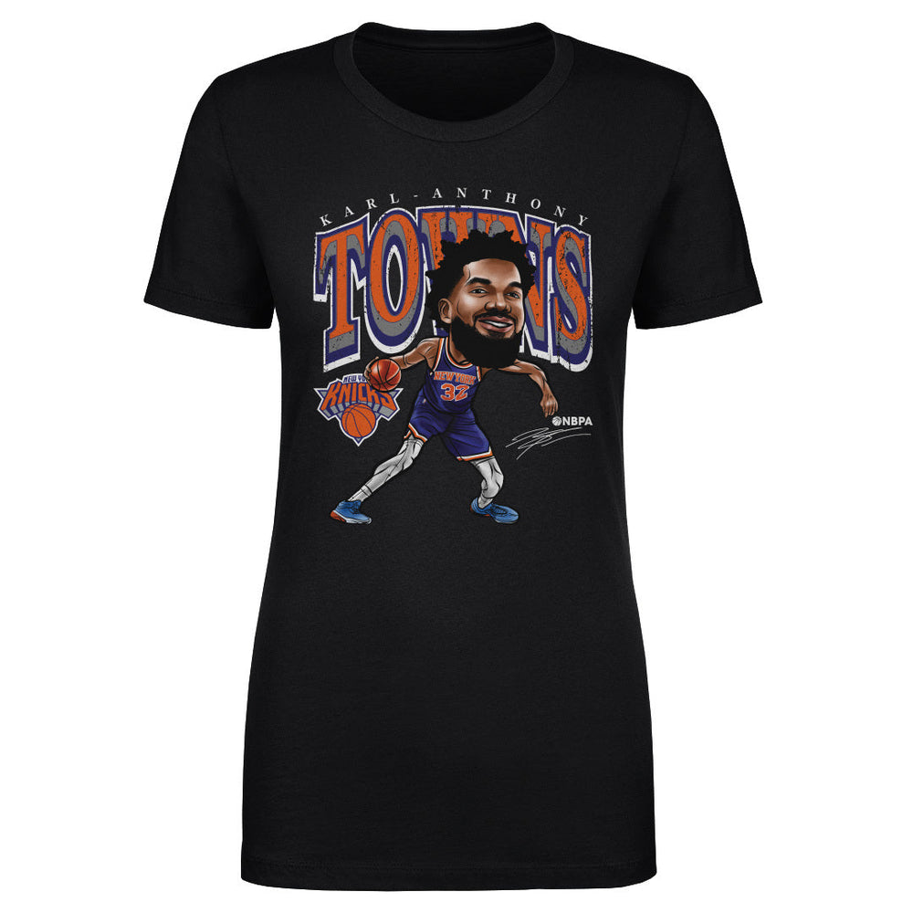 Karl-Anthony Towns New York Knicks Cartoon WHT (ONLINE ORDER ONLY)
