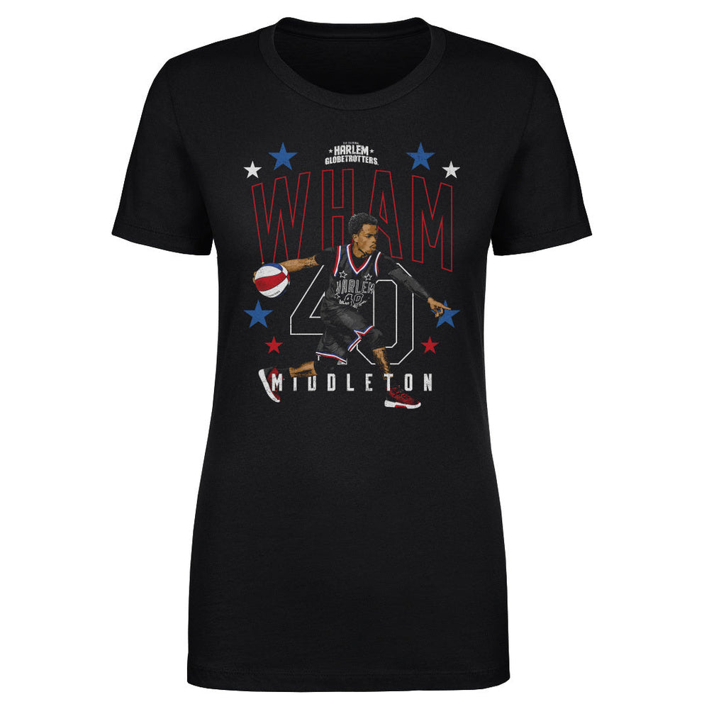 Wham Middleton Harlem Globetrotters Outline WHT (ONLINE ONLY)