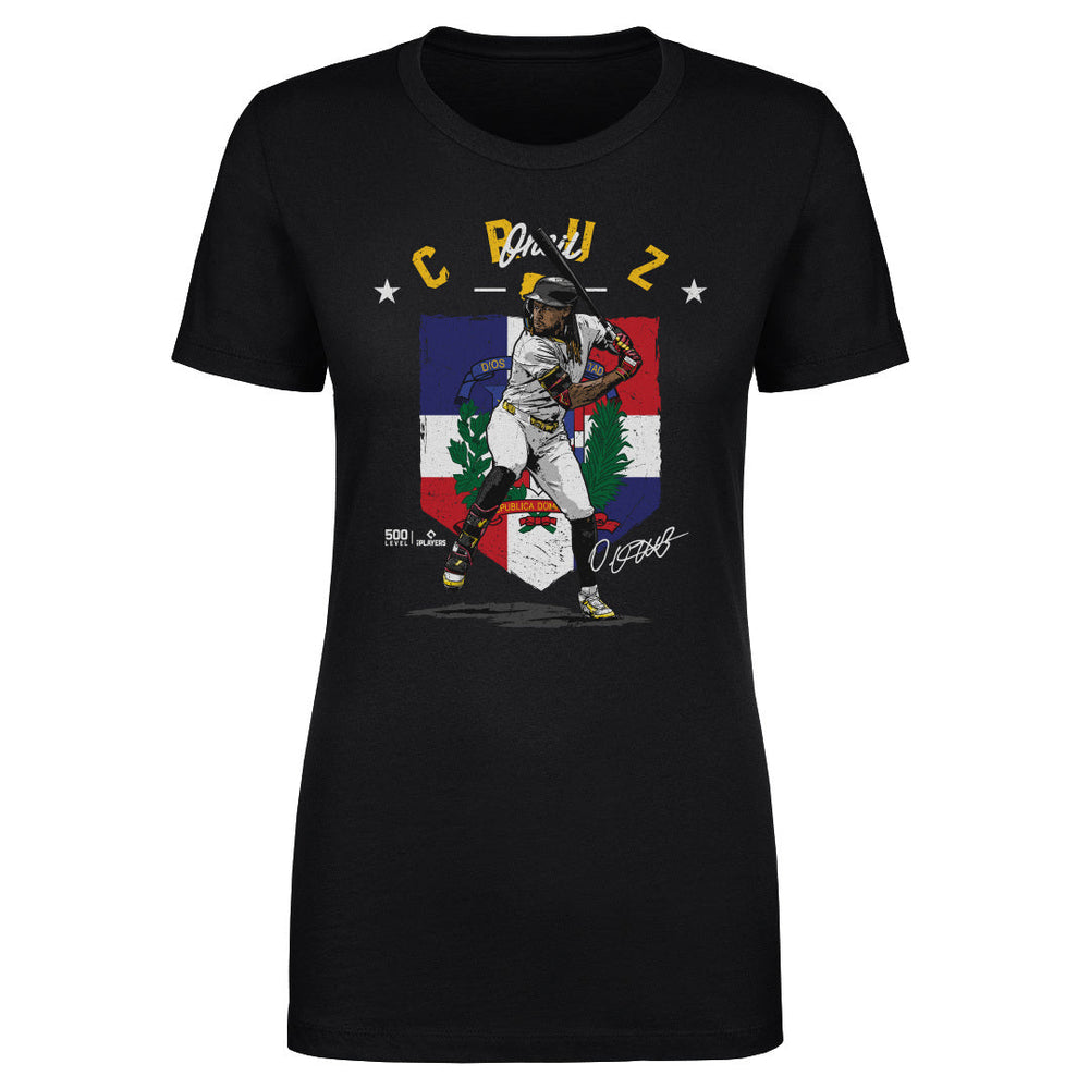 Oneil Cruz Pittsburgh Country Flag WHT