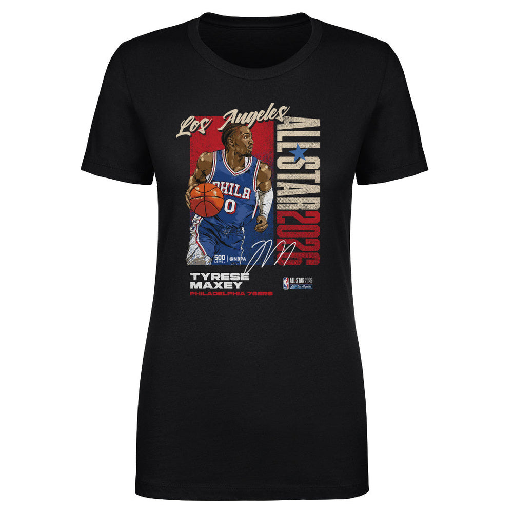 Tyrese Maxey Philadelphia 76ers 2026 NBA All-Star Vertical WHT (ONLINE ORDER ONLY)