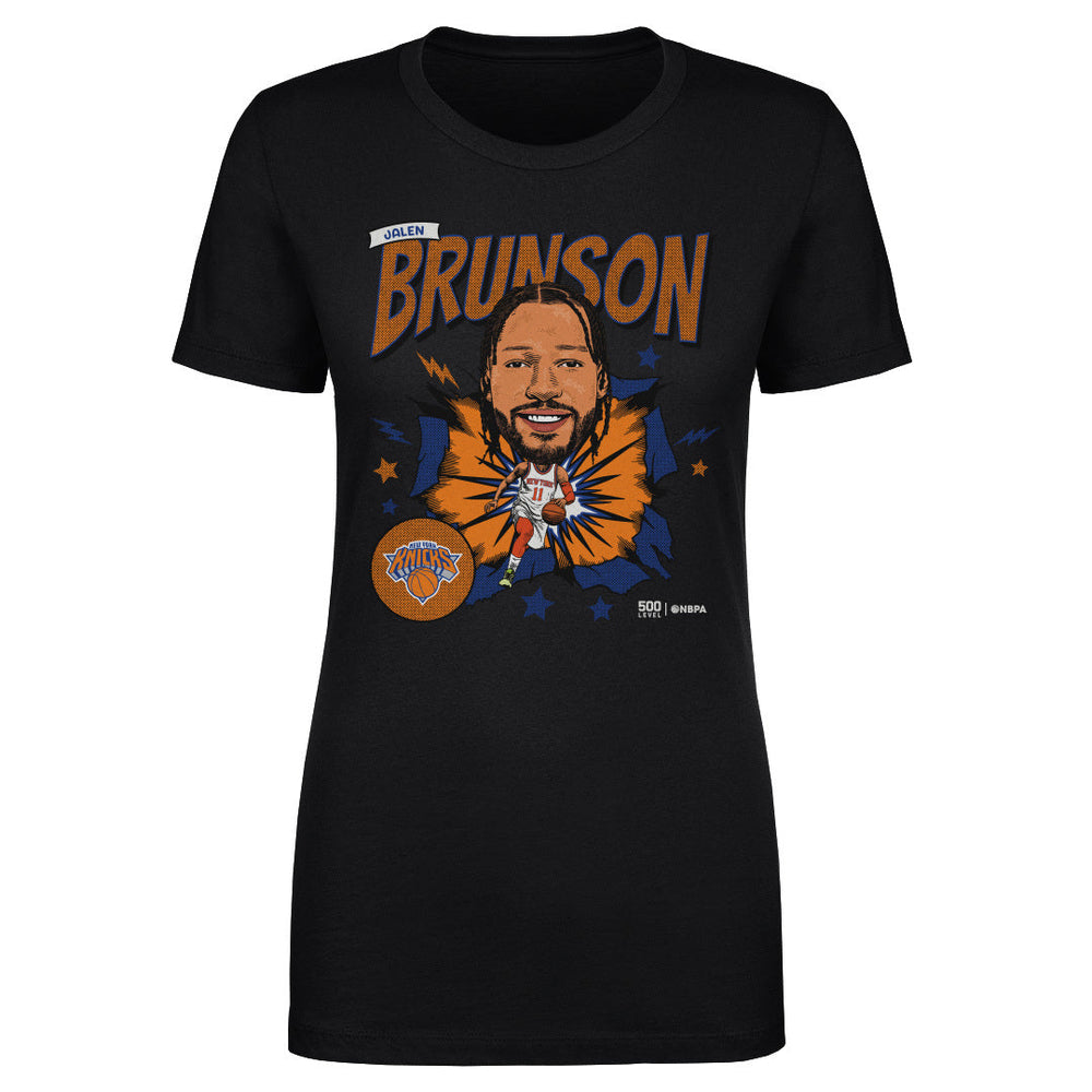 Jalen Brunson New York Knicks Caricature Retro WHT (ONLINE ORDER ONLY)