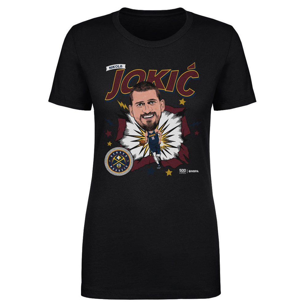 Nikola Jokic Denver Nuggets Caricature Retro WHT (ONLINE ORDER ONLY)