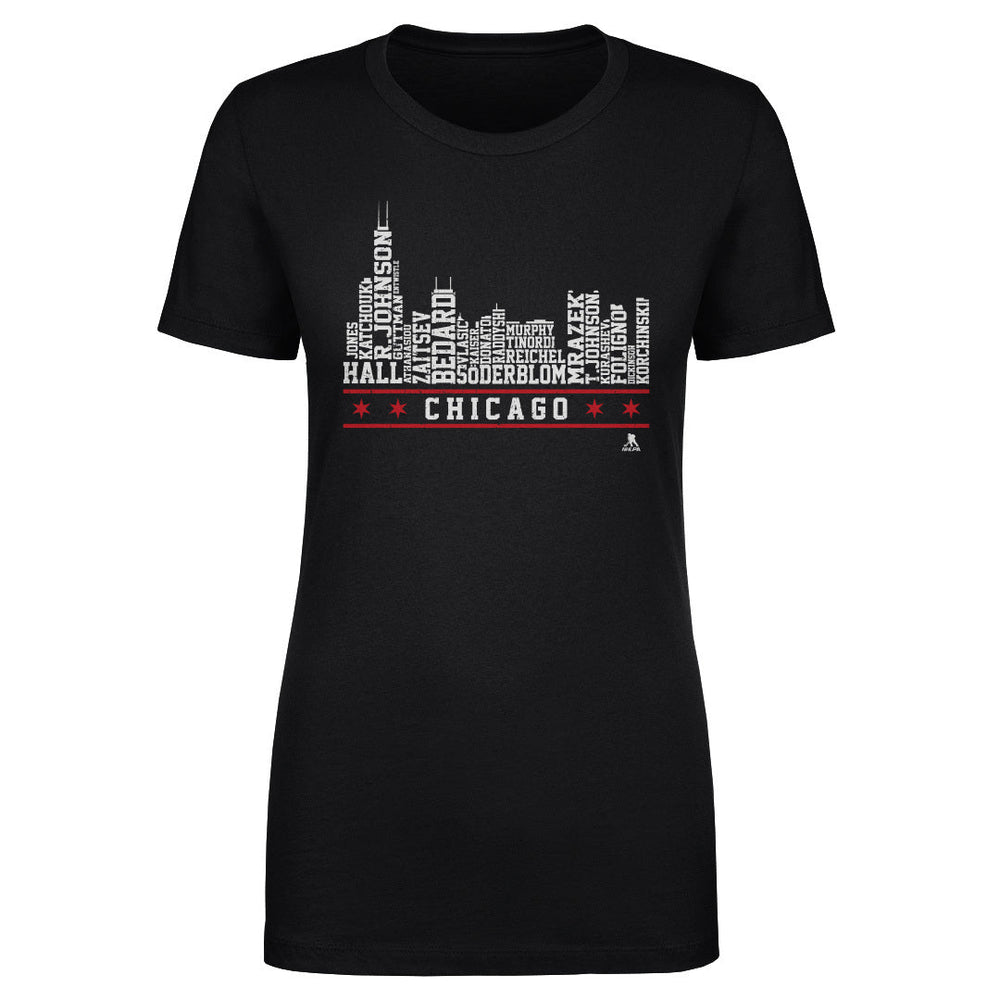Chicago Hockey Roster Skyline 23 WHT (ONLINE ORDER ONLY)