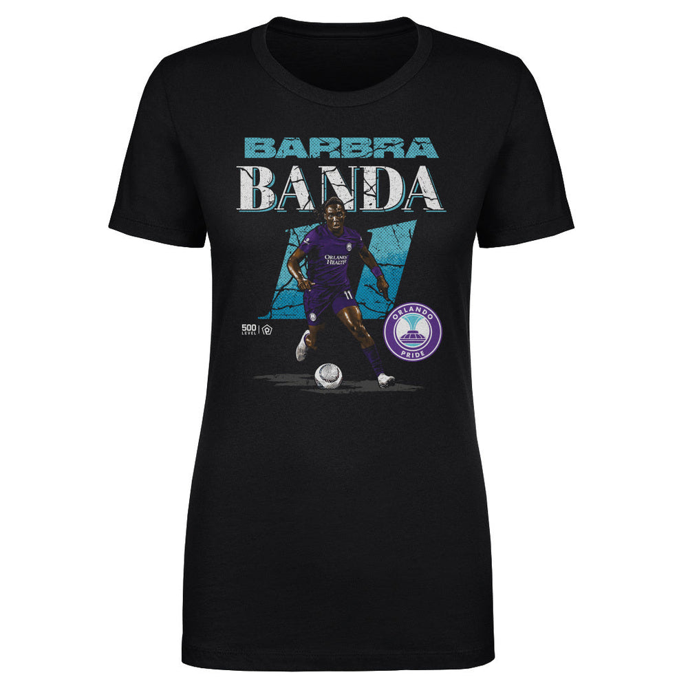 Barbra Banda Orlando Pride Cracked Number WHT (ONLINE ORDER ONLY)