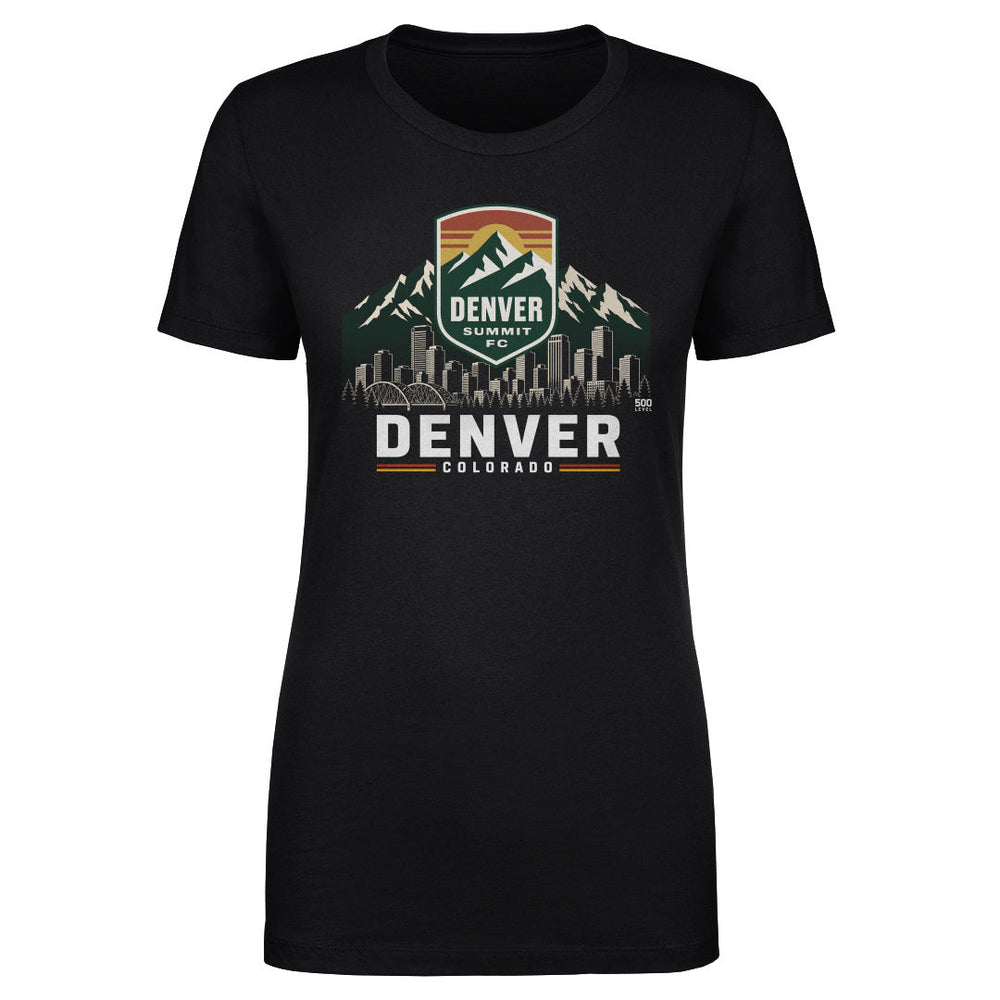 Denver Summit FC Skyline Logo WHT (ONLINE ORDER ONLY)