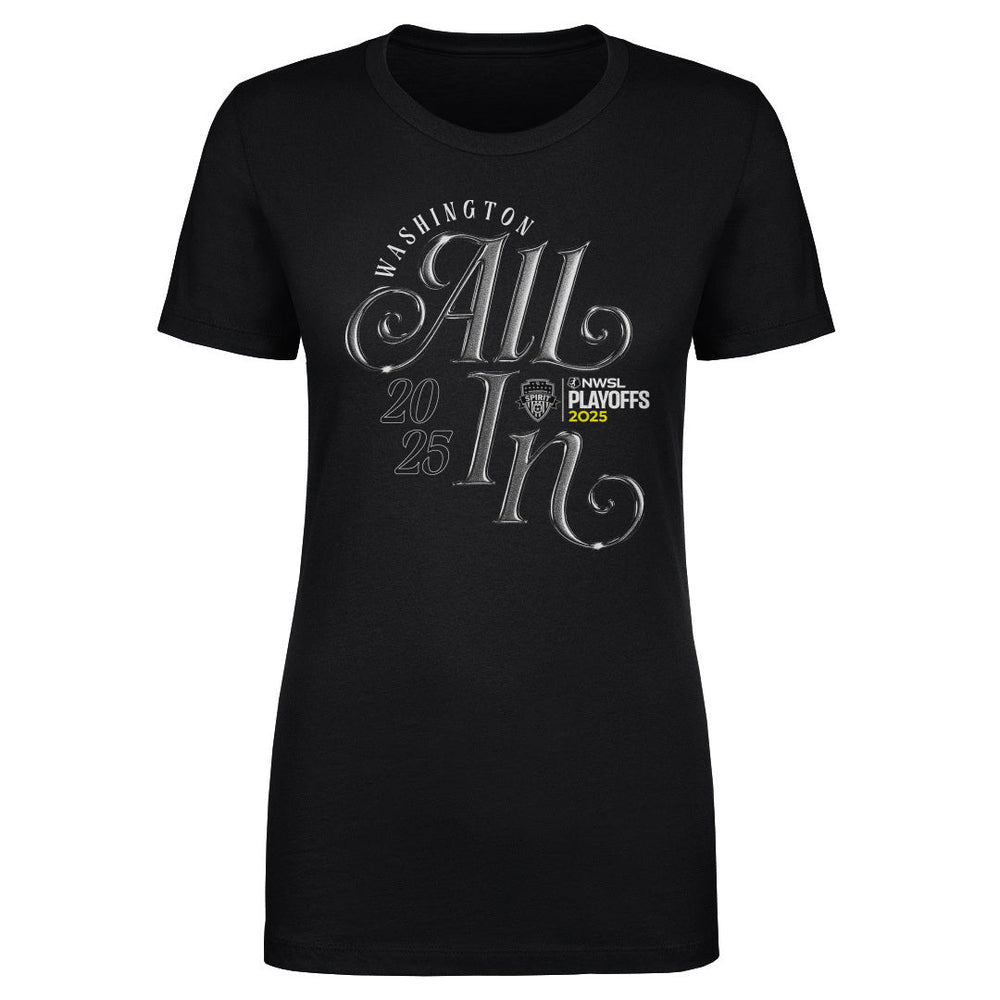 Washington Spirit NWSL Playoff All In 2025 WHT (ONLINE ORDER ONLY)
